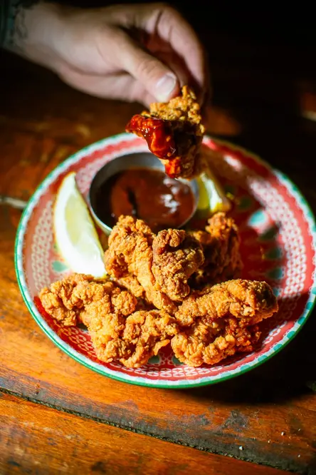 Pollo frito Vieja Estacion